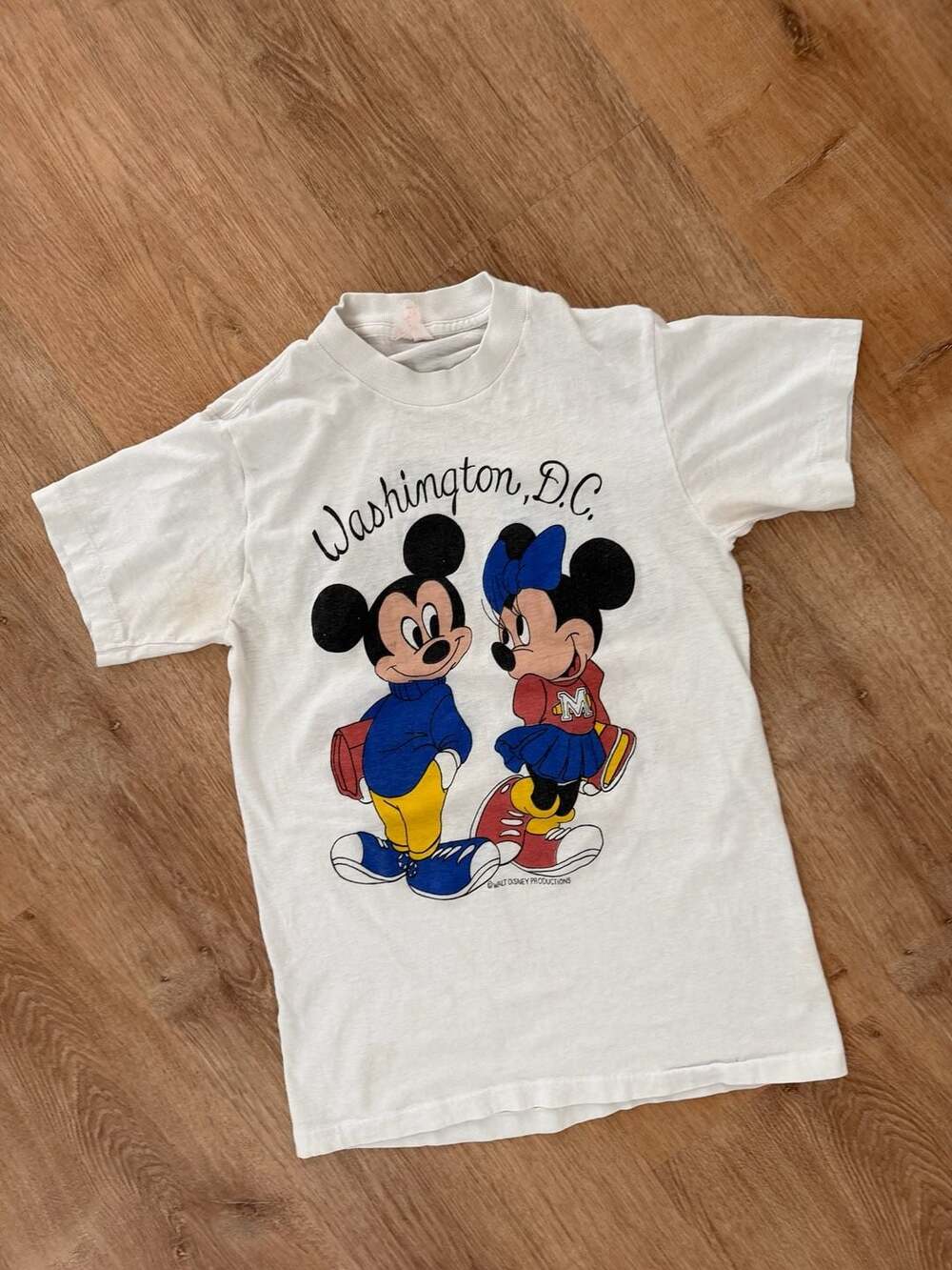Sportswear Vintage Mickey Minnie Washington D.C. T-Shirt